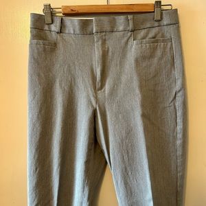NWOT Banana Republic High-rise Sloan cropped gray pants size 8